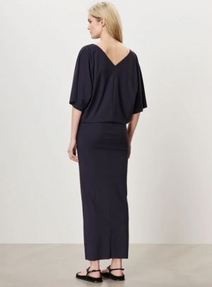 CAIRO DRESS ink blue