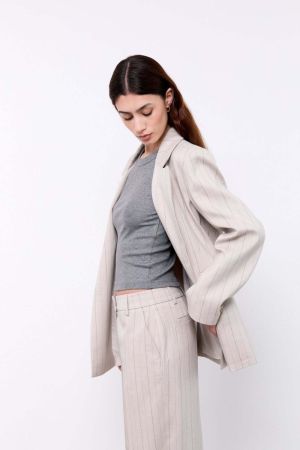 INDY beige pin strip