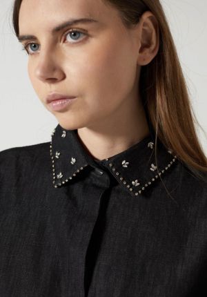 ROWAN black denim