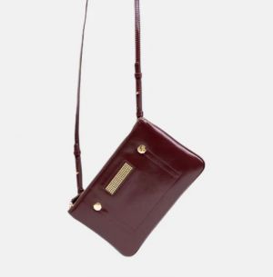 MINI CRINKLE PATENT burgundy