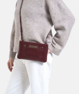 MINI CRINKLE PATENT burgundy