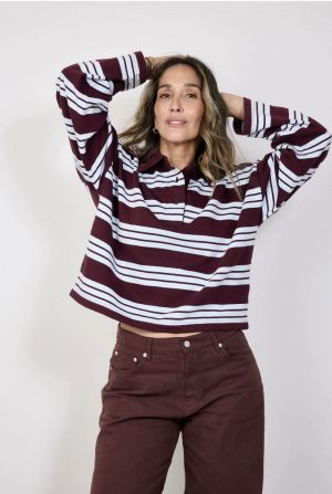 COCO POLO blue bordeaux s