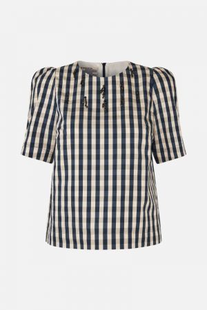 MINU navy check