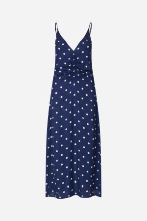 ATALIA navy creme dot