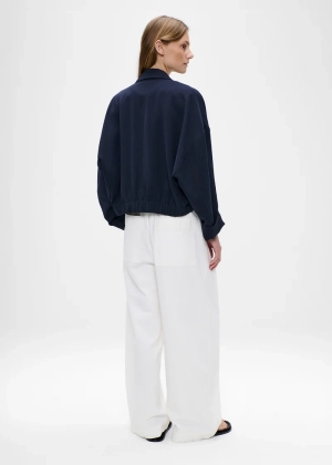 JAPANESE CREPE midnight blue
