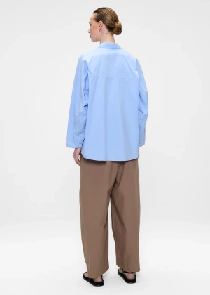 POPLIN WIDE SLEEVE sky blue
