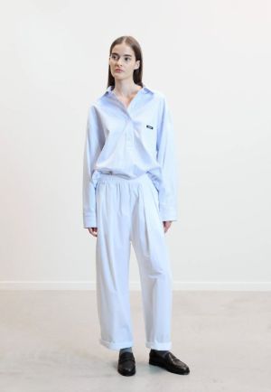 MADDOX COTTON blue stripe