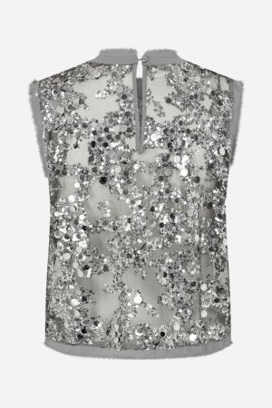 MANIRA grey sequins