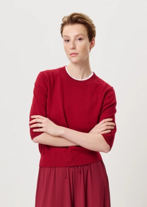 TRINNY TOP ruby red