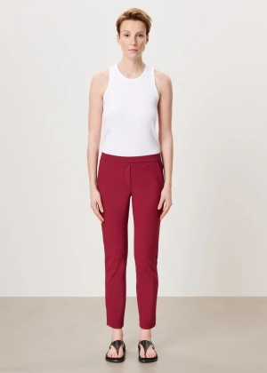 BASIC PANTS (05-Z1021 14F) ruby red