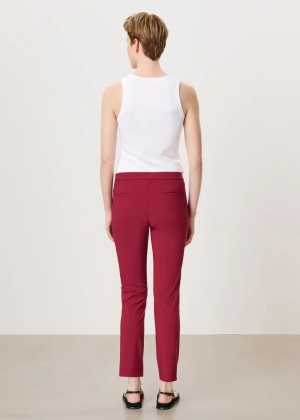 BASIC PANTS (05-Z1021 14F) ruby red