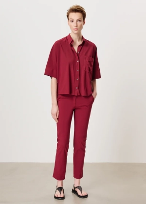 AMARA SHIRT ruby red