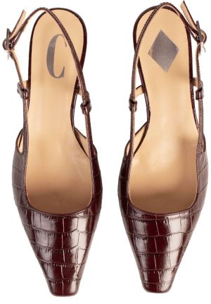 LAURA croco bordeaux