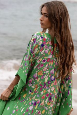 FRIDA PETALS green blue