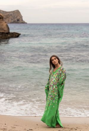 FRIDA PETALS green blue