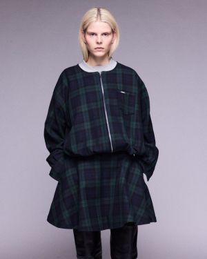 COOPER blue checked