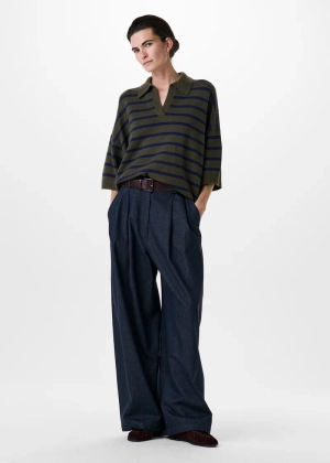 Y03-1015 3004 green blue stri