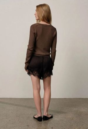 DELPHINE KNIT LS coffee