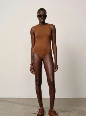LEONIE KNIT BODY tan