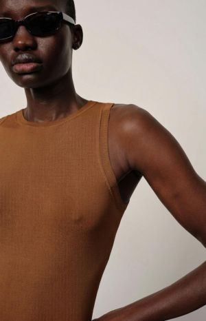 LEONIE KNIT BODY tan