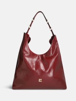CARRY CRINCLE PATENT burgundy