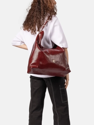 CARRY CRINCLE PATENT burgundy