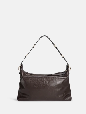 CHARLY CRINKLE PATENT chocolate