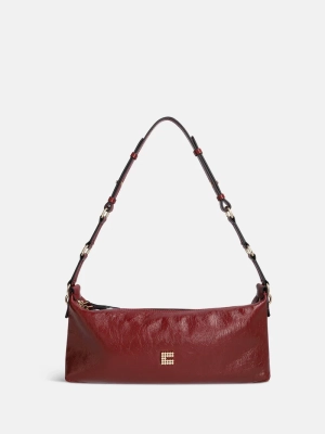 CHARLY TUBE CRINKLE PATENT burgundy