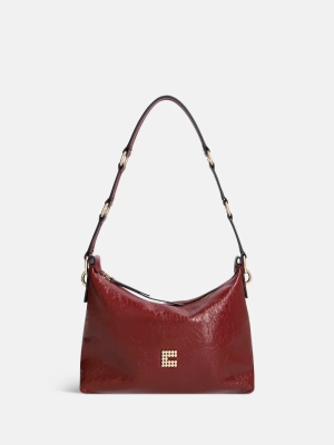 CHARLY MINI CRINKLE PATENT burgundy