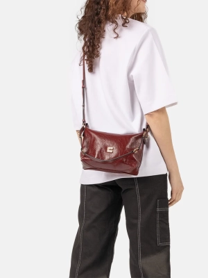 CHARLY MINI CRINKLE PATENT burgundy