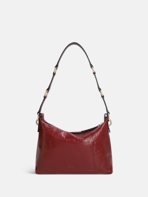 CHARLY MINI CRINKLE PATENT burgundy