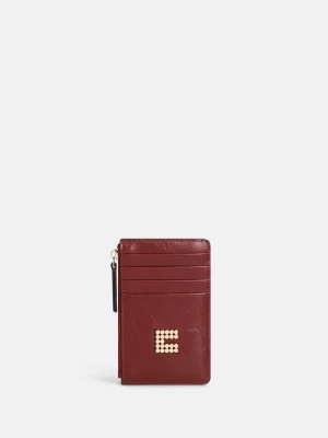 CURTIS CRINKLE PATENT burgundy