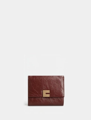 COOPER CRINCLE PATENT burgundy